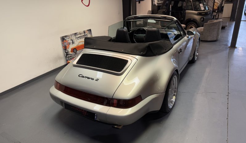 PORSCHE 911 (964) CARRERA 2 CABRIOLET TURBO LOOK USINE 3.6 BVM 250CH plein