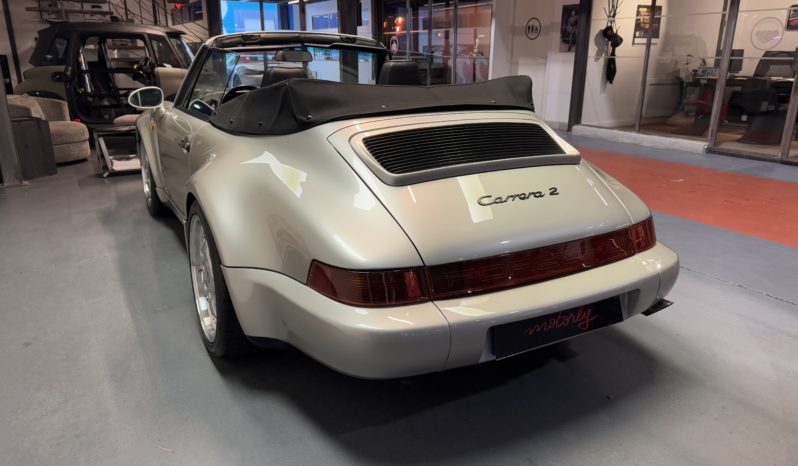 PORSCHE 911 (964) CARRERA 2 CABRIOLET TURBO LOOK USINE 3.6 BVM 250CH plein